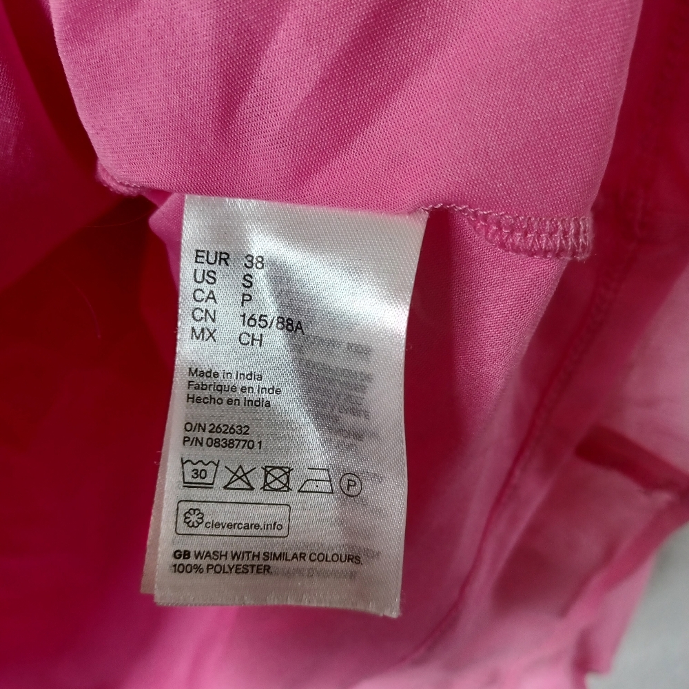 H&M Pink Off-Shoulder Ruffle Blouse - Picture 3 of 6